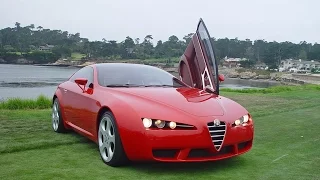 Alfa Romeo Brera CONCEPT (2002) V8 400 HP RARE footage compilation and sound