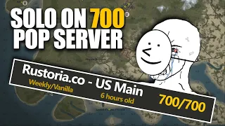 HOW I PLAY SOLO on a 700 POP SERVER on WIPE DAY | Rust Solo Survival (1 of 4)