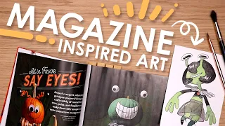 Remember MAGAZINES? - Art Inspired From Magazine CONTENT