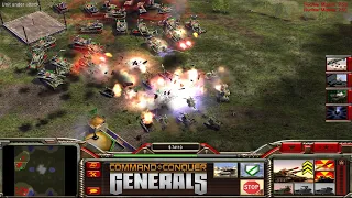 C&C Generals - 1 vs. 7 Brutal Enemies on Fortress Avalanche (China)