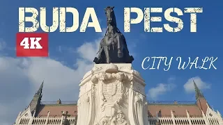 BUDAPEST - HUNGARY CITY WALK - TRAVEL GUIDE - 4K