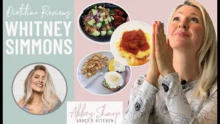 Dietitian Reviews Whitney Simmons What I Eat in A Day