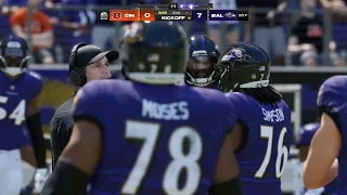 Madden NFL 24 | Cincinnati Bengals vs Baltimore Ravens - Gameplay PS5