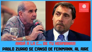 🔴 El intendente de Pehuajó, PABLO ZURRO, insultó en vivo a FEINMANN