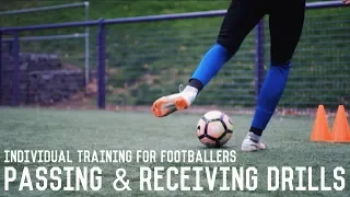 Three Essential Passing and Receiving Drills | Individual Training Drills For Footballers
