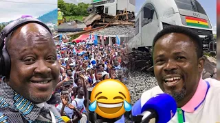 Just 4 Laughs with Dan Kwaku Yeboah and Kwami Sefa Kayi on Kokrokoo: Train 🚆& Party fans Support😂