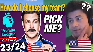 American Reacts Clueless American's Guide to Picking a Premier League Team (2024 Edition)