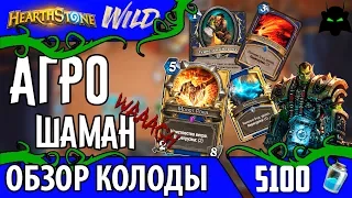 🌟 Агро шаман колода обзор(вольный формат)(2017) | HEARTHSTONE