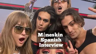 Entrevista española a Måneskin