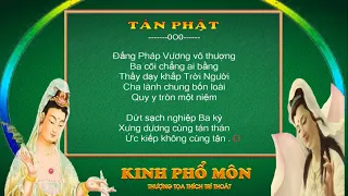 Tụng Kinh Phổ Môn - Có Chữ To Để Đọc Theo - Thầy Thích Trí Thoát Tụng