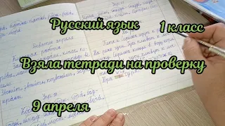 Взяла тетрадки по русскому языку для проверки