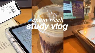 STUDY VLOG: exam week! 📚 cramming sessions, lots of studying, library, uni vlog