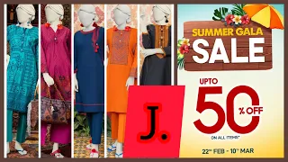 J. sale today 2024 😱/ Junaid Jamshed Summer Gale Sale /  J. Sale on new collection