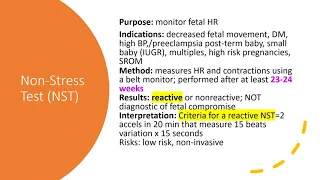 OB Tutor 9 30 Ass  and Procedures