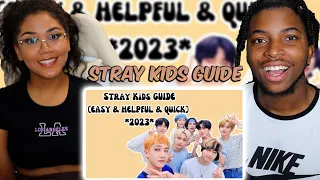 A Guide to STRAY KIDS Members (FIRST REACTION )