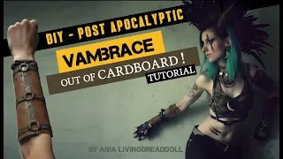 DIY Vambrace tutorial - using Cardboard!   |  LivingDreadDoll