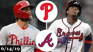 Philadelphia Phillies vs Atlanta Braves - Full Game Highlights | June 14, 2019 | 2019 MLB Season