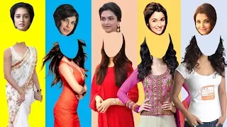 Bollywood Actress Wrong Heads Fun Video | Whats your guess???