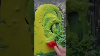 Crunchy slime making with balloons 3