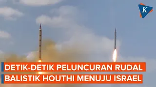 Detik-detik Houthi Yaman Luncurkan Rudal Balistik ke Israel untuk Bela Palestina