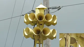 Clyde, OH | FS&S 3T22 (w/ Damper Shot) | Full Attack | Sandusky Co. Siren Test | 8/6/2022