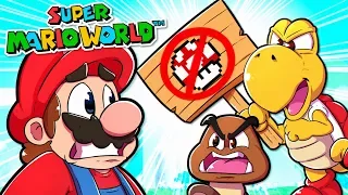 ZERANDO SUPER MARIO WORLD SEM POWER UP! (DESAFIO)