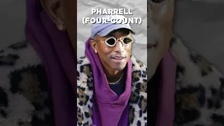 Pharrell HID His Four-Count Tag on These Songs #shorts