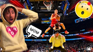 YABOICJ REACTS TO 2023 SLAM DUNK CONTEST!! (IT GOT CRAZY)