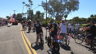 Downtown Huntington Beach 2020 4th ofJuly Bike Parade