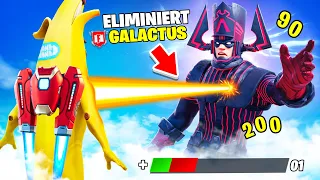 Ich KÄMPFE mit NEUEM JETPACK GEGEN GALACTUS BOSS in MAXIMALER HÖHE (unglaublich) Fortnite