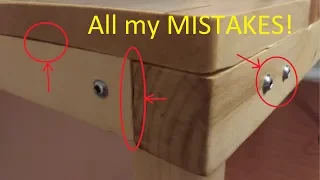 The Mistakes I Made Building the Workbench (Part 3)