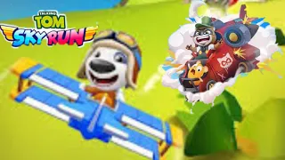 Talking Tom Sky Run 20 Hank Vs Boss Rakoon SYBW GAME