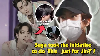 Revealed! This is Proof of how Suga can't hide his Admiration and 'do this'  for Jin?!