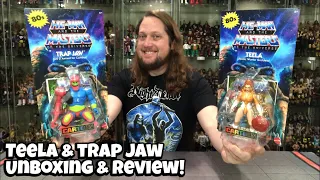 Teela & Trap Jaw Masters of The Universe Cartoon Collection Unboxing & Review!
