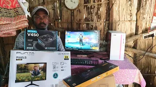 gaming PC with keyboard mouse setup || biswas gamer pc || i7 16gb ram 4gb graphics PC