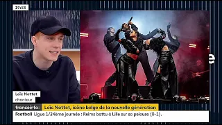 Loic Nottet - interview sur France info 🇫🇷🤍