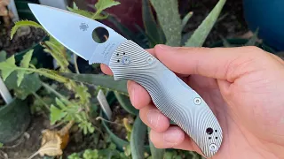 Spyderco native 5 fluted ti review rant