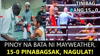 PINOY NA TINURUAN NG MAG-TYOHING MAYWEATHER, 15-0 NA KALABAN ITINUMBA!