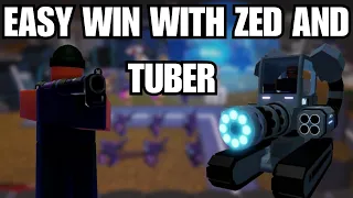 EASY TRIUMPH WITH TUBER AND ZED│TOWER BATTLES│