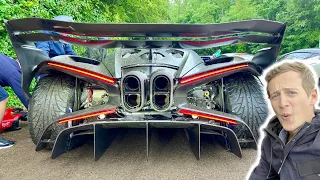 The COLD START of the Bugatti BOLIDE, Revuelto... The MADNESS of the Goodwood FOS 2023 😱!