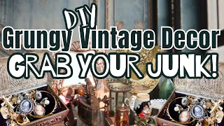 Grungy Junky Vintage DIY's Home Decor Projects You Don't Want to Miss! Grab Your Junk!