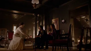 TVD 6x17 - Lily tells Damon and Elena how she ended up in the 1903 prison world | Delena Scenes HD