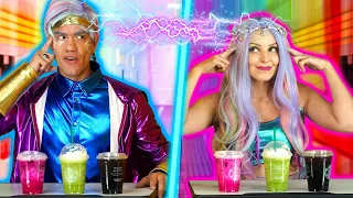 TWIN TELEPATHY SUPER POPS MAJESTY & CHESHIRE CHALLENGE WITH REAL TWIN TEST. Totally TV Originals