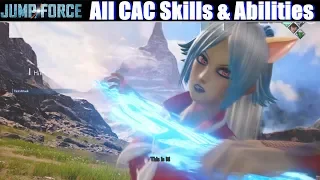 Jump Force - CAC Abilities & Special Skills Unlocked Showcase (Character Creation Character)