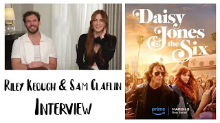 Riley Keough and Sam Claflin thought "Daisy Jones & The Six" was a real band too | Interview