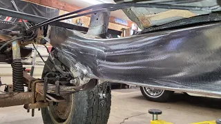 Busting the Rust and repairing this Tacoma frame