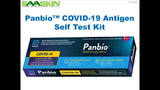 Abbott Panbio™ COVID-19 Antigen Self Test Kit | Testing Procedure