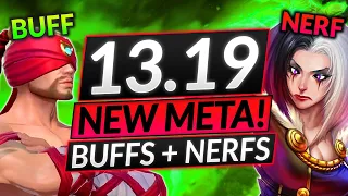 NEW PATCH 13.19 FULL NOTES - AD LeBlanc GUTTED - Champion BUFFS and NERFS - LoL Meta Guide