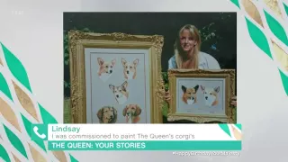 I Was Commissioned To Paint The Queen's Corgis | This Morning