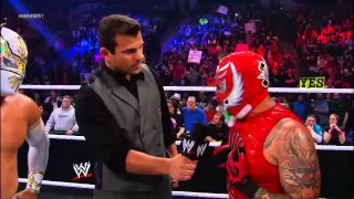 Rey Mysterio, Sin Cara & Randy Orton vs. The Prime Time Players & Alberto Del Rio: WWE Main Event